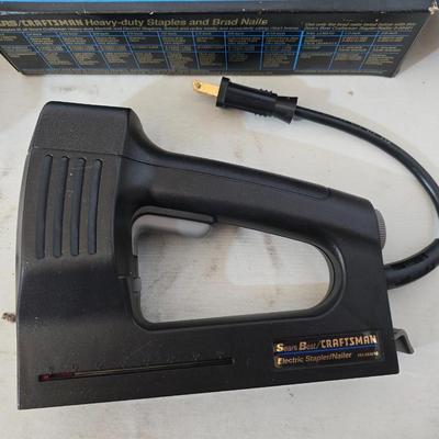 Tool & Fastener Lot – Milwaukee Heat Gun, Craftsman Stapler, Scotch Fasteners