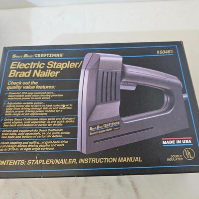Tool & Fastener Lot – Milwaukee Heat Gun, Craftsman Stapler, Scotch Fasteners