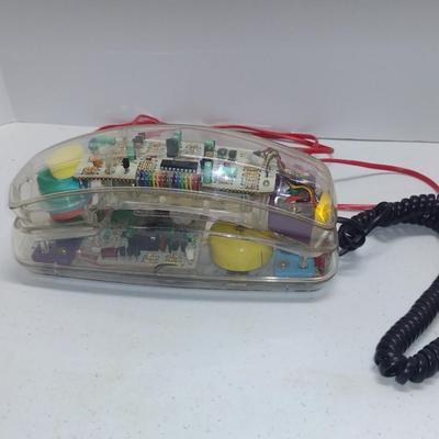 Vintage Radio Shack Transparent Telephone