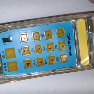 Vintage Radio Shack Transparent Telephone