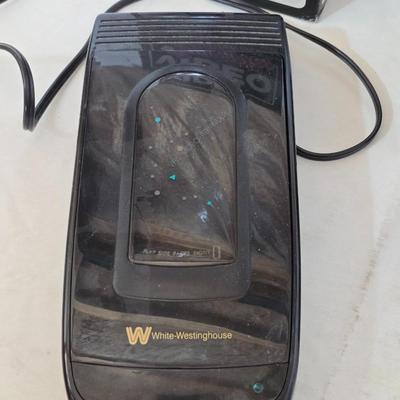 Vintage Video Converter & VHS Tape Bundle – White-Westinghouse + 12 Tapes
