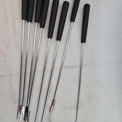 Electric Fondue Pot Set – Rival Stainless Steel + Vintage Fondue Forks