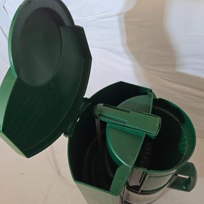 Krups Type 396 Coffee Maker & Mug Set – Retro Green 12-Cup Machine