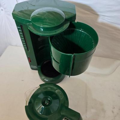 Krups Type 396 Coffee Maker & Mug Set – Retro Green 12-Cup Machine