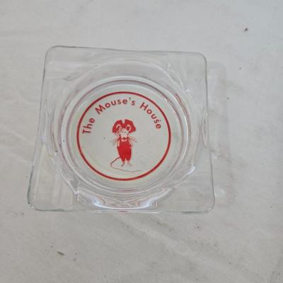Lot of 6 Vintage Ashtrays – Travel Lodge, Motel, & Novelty Glassware