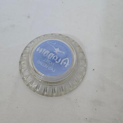 Lot of 6 Vintage Ashtrays – Travel Lodge, Motel, & Novelty Glassware