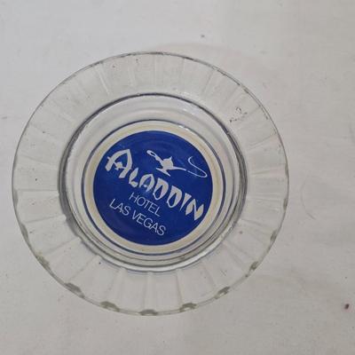 Lot of 6 Vintage Ashtrays – Travel Lodge, Motel, & Novelty Glassware