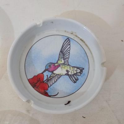 Lot of 6 Vintage Ashtrays – Travel Lodge, Motel, & Novelty Glassware