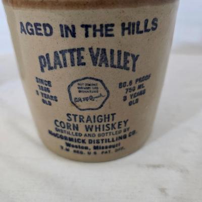 Vintage Advertising bottle Lot – Beam’s Bottle Pin, Platte Valley Jug, Coors ashtray / Dish