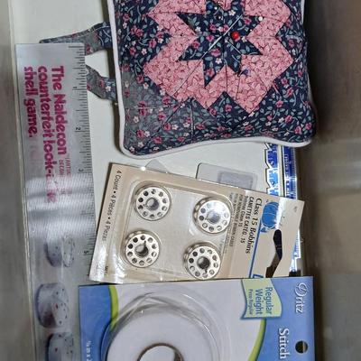 Vintage Sewing Kit – Richards of Sheffield Scissors, Thread Box, Supplies