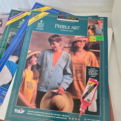 Tulip Fashion Paint Craft Lot with Miss C. Boodles Case & Guides