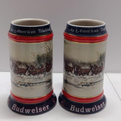 Collection of Porcelain Steins- Three Pieces