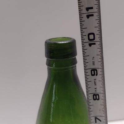 Vintage Green Glass Bottle- The Hop Leaf Brewers Reading, PA