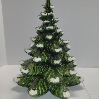 Ceramic Christmas Tree- No Base- Approx 15 3/4" Tall- No Lights