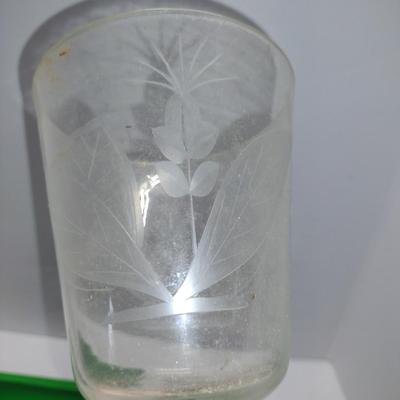 Collection of Colored Glass- Three Pieces