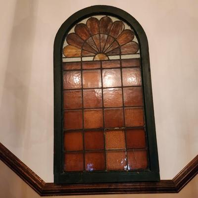 Large Arch Stained Glass Window
