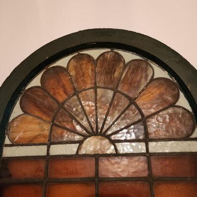 Large Arch Stained Glass Window