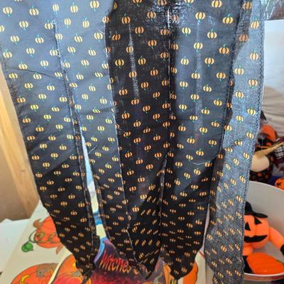 Large Halloween Decor & Costume Accessory Lot – Plush, Pig face, Witch "splat" decoration, & More!