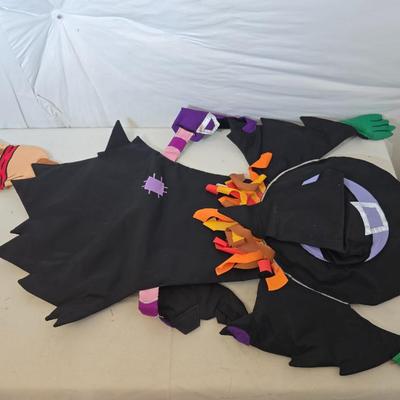 Large Halloween Decor & Costume Accessory Lot – Plush, Pig face, Witch "splat" decoration, & More!