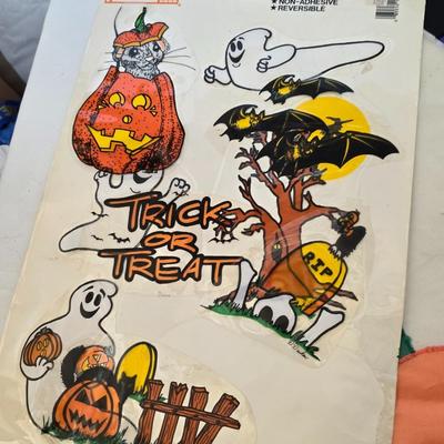 Large Halloween Decor & Costume Accessory Lot – Plush, Pig face, Witch "splat" decoration, & More!