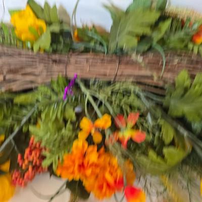 Fall Harvest Decor Lot – Pumpkins, Wreaths, Scarecrow, Garlands & More!
