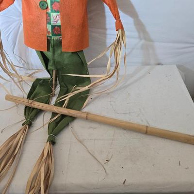 Set of 3 Harvest Scarecrow Figures – Fall Porch or Indoor Decor