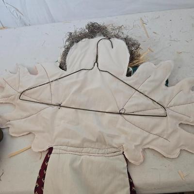 Fall Harvest Welcome Display Lot – Scarecrow on straw bale, Pumpkins, Florals & More