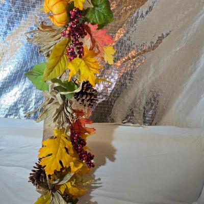 Fall Entryway & Tabletop Decor Lot – Wreaths, Pumpkins, Scarecrow & More