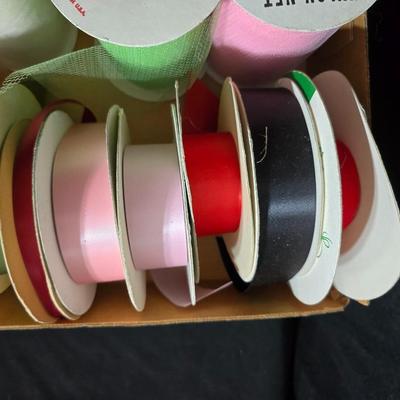 Massive Ribbon & Lace Trim Lot – Satin, Gingham, Vintage Prints & Eyelet