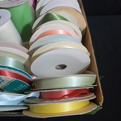 Massive Ribbon & Lace Trim Lot – Satin, Gingham, Vintage Prints & Eyelet