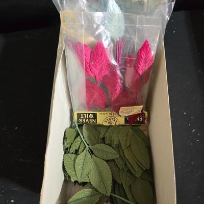 Floral Arrangement Supply Lot – Foam Blocks, Florist Tape, Picks, Food, Bark, & More