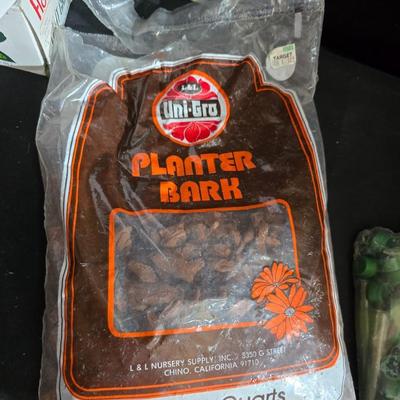 Floral Arrangement Supply Lot – Foam Blocks, Florist Tape, Picks, Food, Bark, & More
