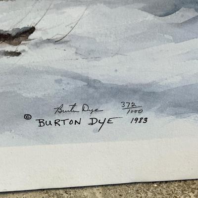Lot 342 Winter river scene.