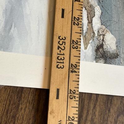 Lot 342 Winter river scene.