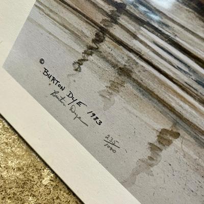 Lot 344 Dock side print
