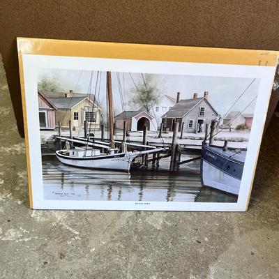 Lot 344 Dock side print