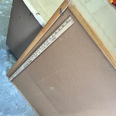 Lot 349 Bullitin Board & measure board