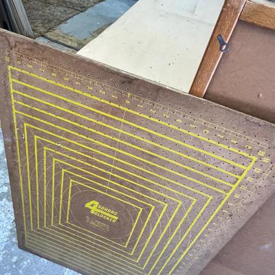 Lot 349 Bullitin Board & measure board