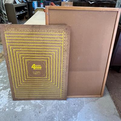 Lot 349 Bullitin Board & measure board