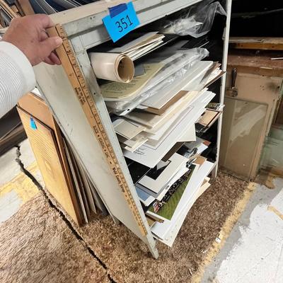 Lot 351 Antique Cabinet full!!!