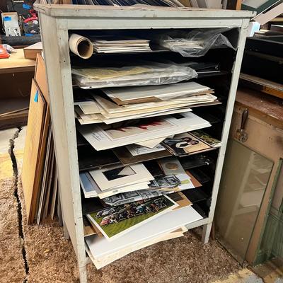 Lot 351 Antique Cabinet full!!!