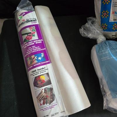 Large Lot of Polyester Fiberfill, Batting & Quilt Backing – Crafting & Sewing Supplies