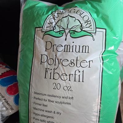 Large Lot of Polyester Fiberfill, Batting & Quilt Backing – Crafting & Sewing Supplies