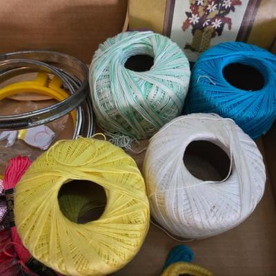 Large Mixed Craft Supply Lot – Thread, Ribbon, Felt, Embroidery, Décor & More!