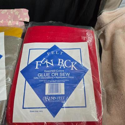 Large Mixed Craft Supply Lot – Thread, Ribbon, Felt, Embroidery, Décor & More!