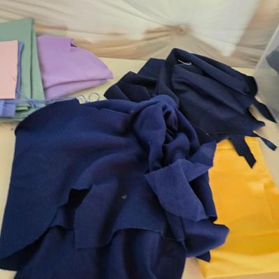 Huge Assorted Fabric Lot – Solids, Prints, Denim, Corduroy, Sheers & More