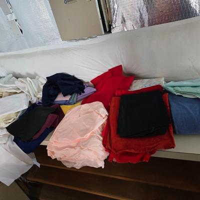 Huge Assorted Fabric Lot – Solids, Prints, Denim, Corduroy, Sheers & More