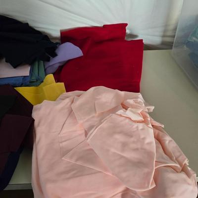 Huge Assorted Fabric Lot – Solids, Prints, Denim, Corduroy, Sheers & More