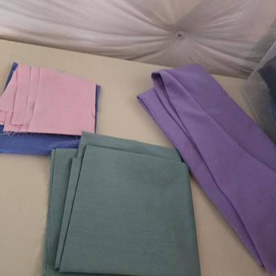 Huge Assorted Fabric Lot – Solids, Prints, Denim, Corduroy, Sheers & More