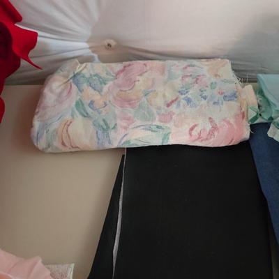 Huge Assorted Fabric Lot – Solids, Prints, Denim, Corduroy, Sheers & More